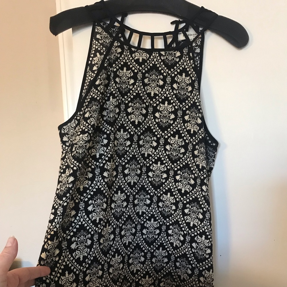 Monteau sz M Sheath Halter Dress, Black